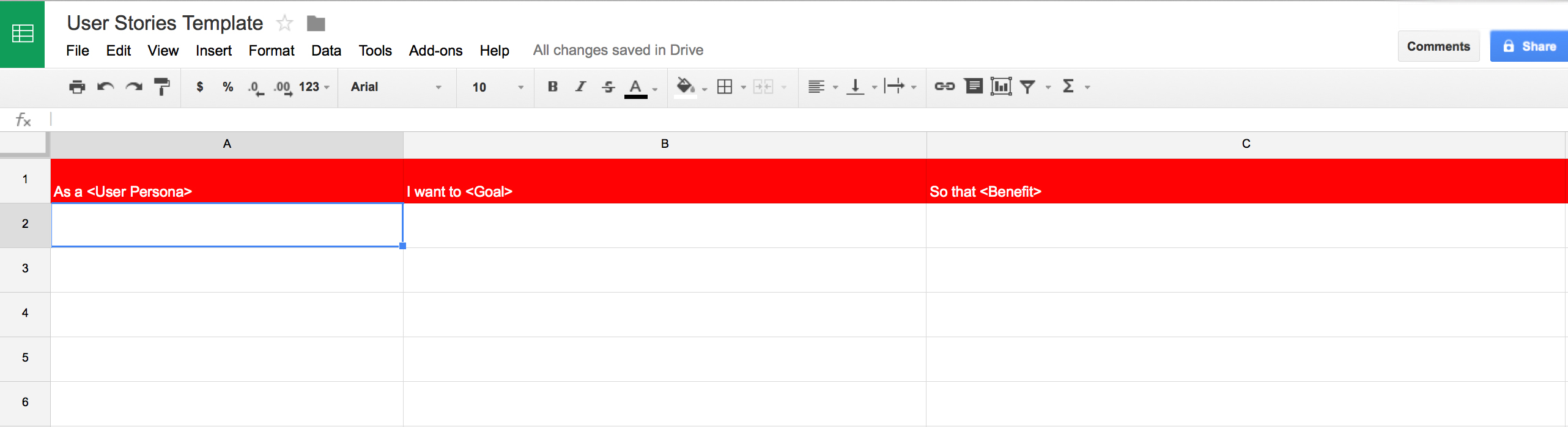 Function1 User Story Sheet