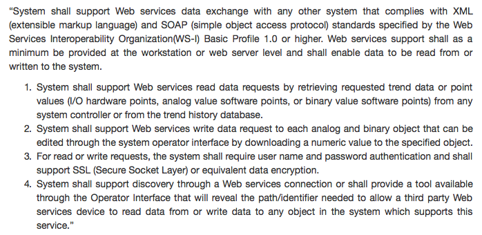 a web services spec for bacnet