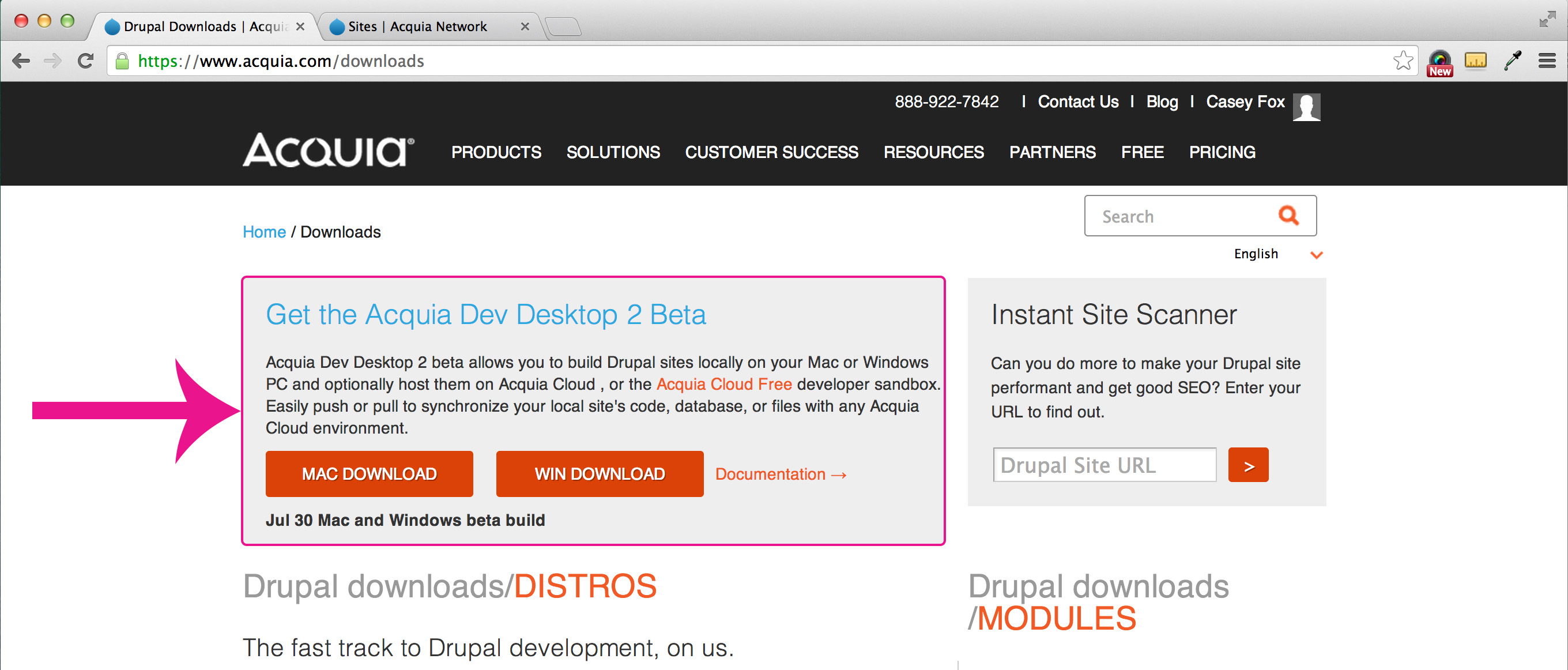 Acquia Dev Desktop 2 Beta