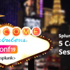 Las Vegas Welcome Sign with Splunk .conf19 logo