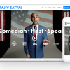 An image of Rajiv Satyal's Website as seen on a laptop and mobile.