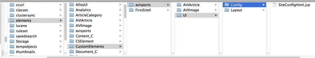 Location for avisports toolbar customizations