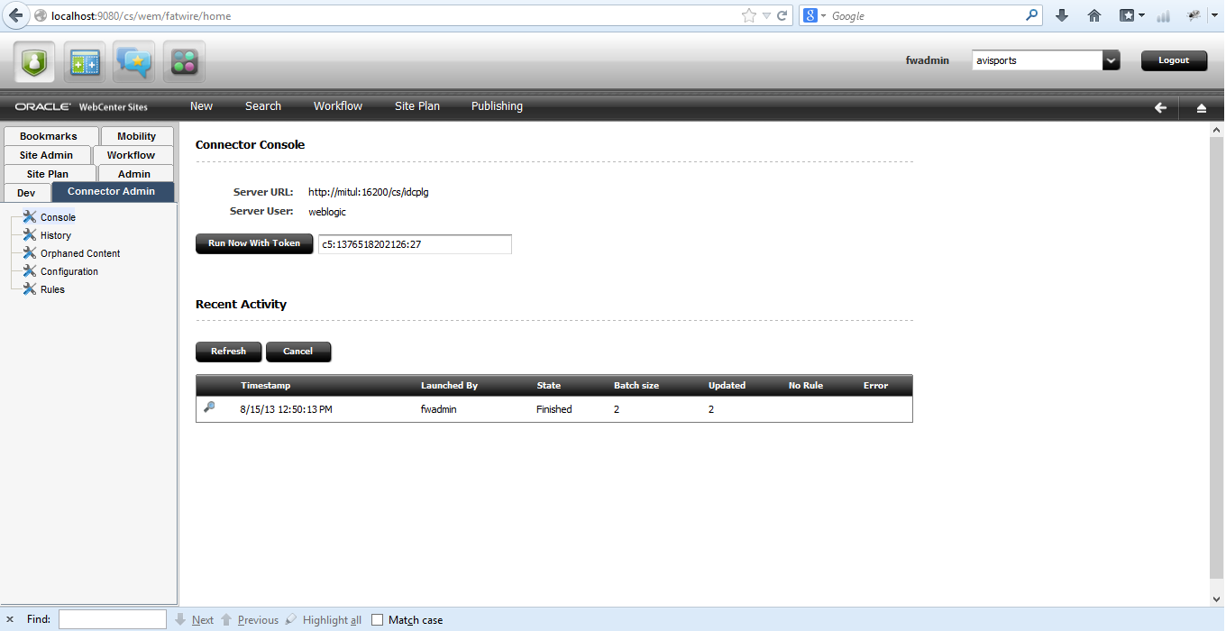 WebCenter Sites 11g R1 (11.1.1.8.0) First Look: The WebCenter Content ...