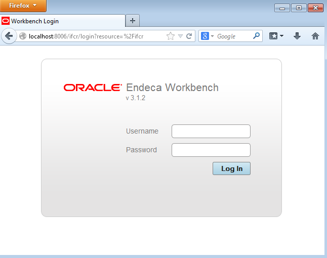 oracle endeca workbench